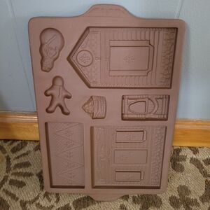 Longaberger Clay Gingerbread House Tray